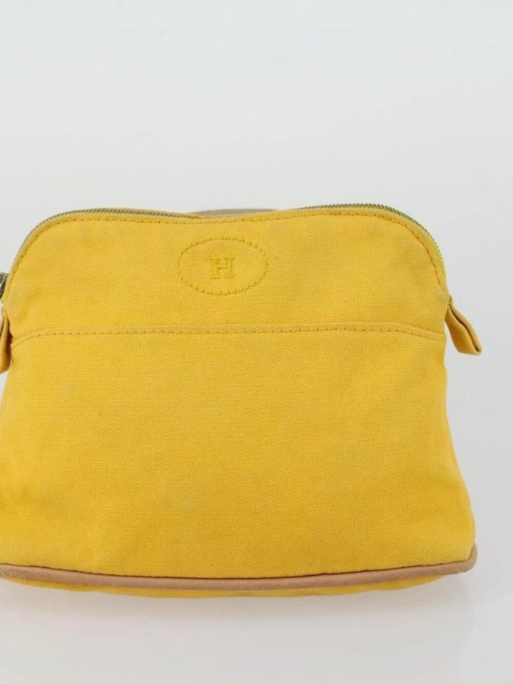 HERMES Bolide Pouch Canvas 5 Set Light Blue Orange Yellow Navy Red Auth ti3568 - Picture 15 of 16